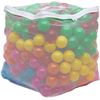 Image 1 : Amazon Basics 400-Pack BPA-Free Plastic Ball Pit Balls with Storage Bag, Toddlers Kids 12+ Months - 