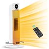 Image 1 : HAUSHOF Space Heater, 1500W Fast Heating Tower Heater with Touch&Remote Control, Tip-Over &Overheat 