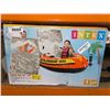 Image 2 : Intex Explorer Youth Pool Lake Inflatable Raft Row Boat