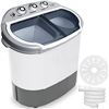 Image 1 : Pure Clean Compact Mini Twin Tub Washing Machine