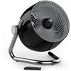 Image 1 : Vornado Pivot6 Whole Room Air Circulator Fan with 4 Speeds, Remote Control, Rotating Axis, Black