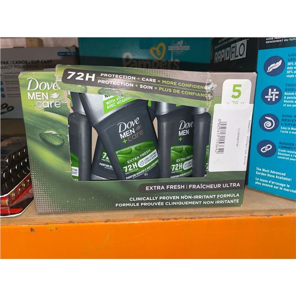 Dove Men + Care Extra Fresh Deodorant 5 x 76g