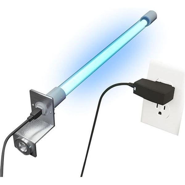 BioShieldUV® Lite 18W 24V HVAC UV Light Air Treatment System Magnetic Holder Direct Current DC Duct,