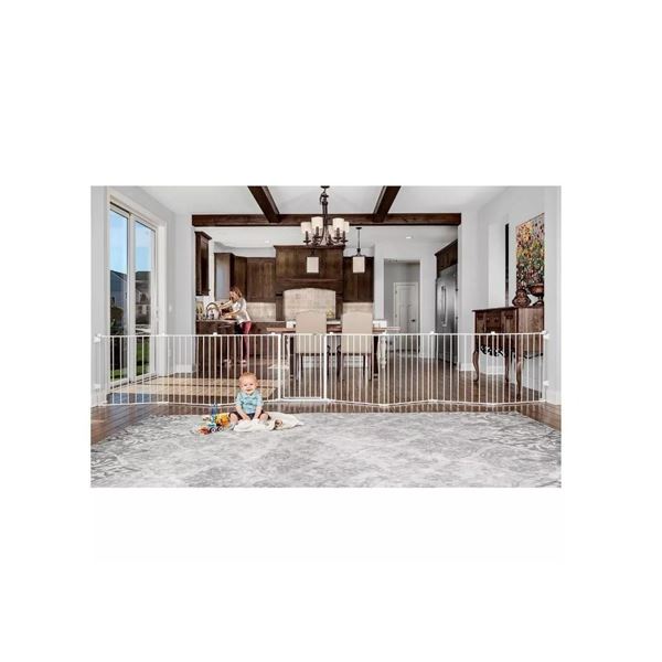 Regalo 1350DS 28 inch 4-in-1 Play Yard Configurable Metal Safety Gate