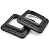 Image 1 : Yes4All 16"x16" Adjustable High Step Aerobic Platform with 4 Risers, Height-Adjustable 4"-6''-8''-10