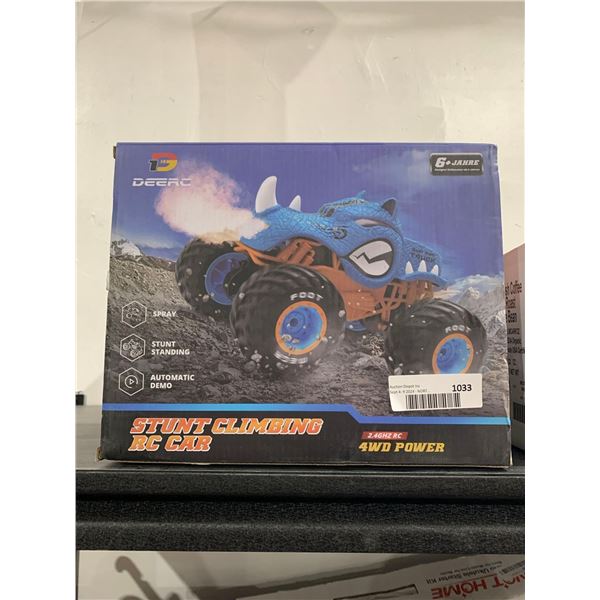 Deerc Stunt Climbing RC Car 2.4GHz RC 4WD Power