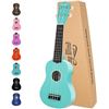 Image 1 : Strong Wind Soprano Ukulele 21 Inch Basswood Ukeleles for Beginners 4 Strings Hawaiian Guitar Ukulel