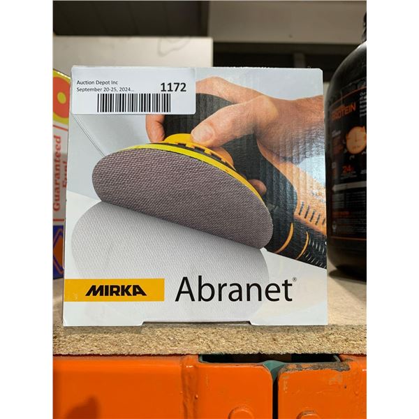 Mirka Abranet 9A-232-100  Size 5" Grit P100 Pieces 50