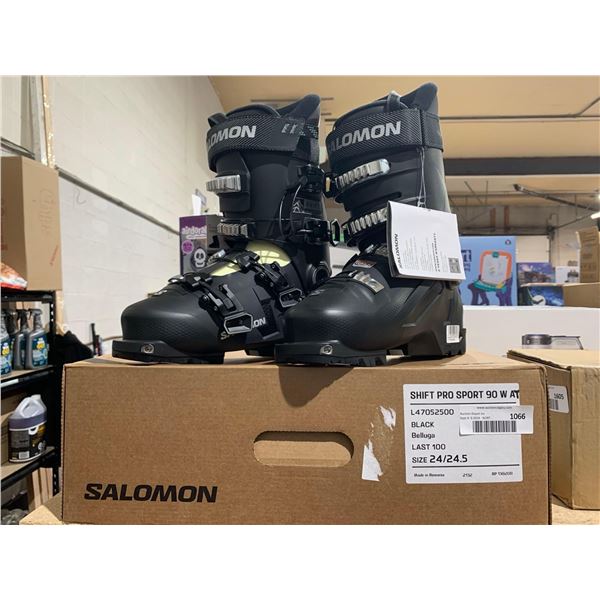 Salomon Shift Pto Sport 90 W AT Black Belluga Last 100 Size 24 / 24.5