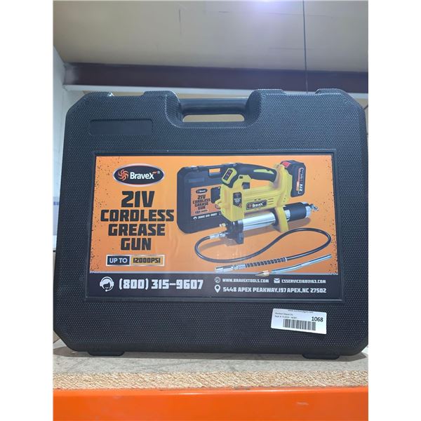 Bravex 21V Cordless Grease Gun