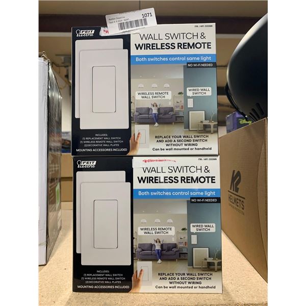 Feit Electric Wall Switch & Wireless Remote Lot of 2