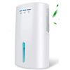 Image 1 : Electric Dehumidifier, 2000ml Mini Air Dehumidifiers Quiet Moisture Absorber Portable Water Tank for