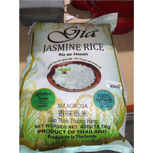Gia Jasmine Rice 40lb Bag