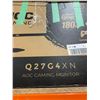 Image 3 : AOC Q27G4XN 27" Gaming Monitor, 2K QHD 2560x1440, 180Hz 1ms, Adaptive-Sync, Height Adjustable, 2X HD