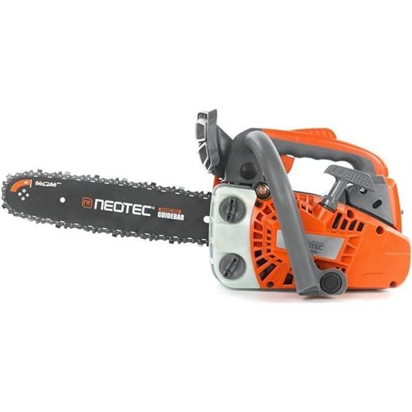 NEO-TEC 12'' Top Handle Gas Chainsaw,2-Stroke 25.4cc Portable Chain Saws for Trees Gas Powered Wood 