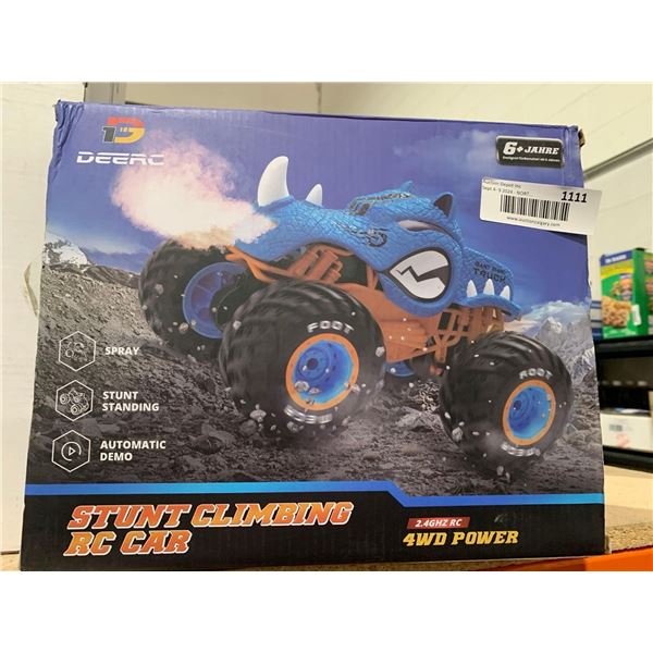Deerc Stunt Climbing RC Car 2.4GHz RC 4WD Power