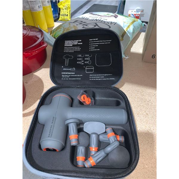 Sharper Image Power Percussion Tissue Massager NO Charger