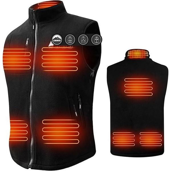 ARRIS Heated Vest 7.4V Electric Size Adjustable Heating Vest for Hunting, Camping, Fish Suitable for