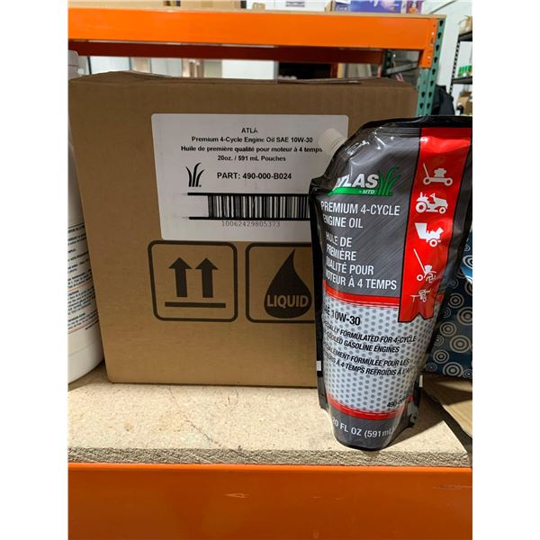 Atlas by MTD Premium 4-Cycle Engine Oil SAE 10W-30 12 x 591ml