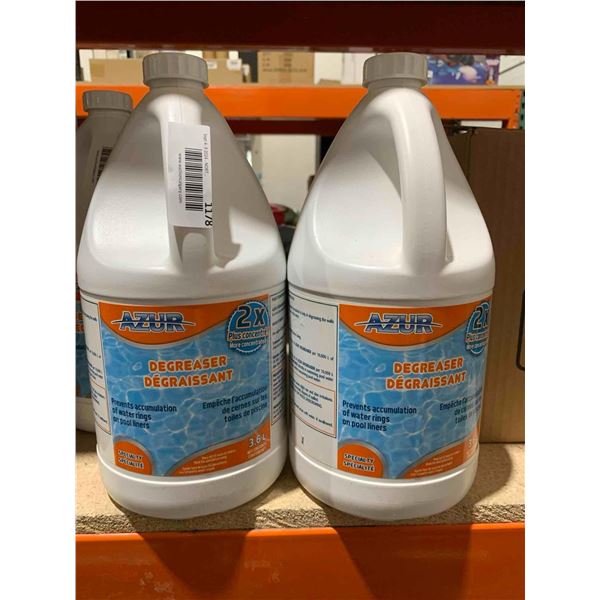Azur Pool Degreaser - 3.6 L Lot of 2