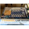 Image 3 : Professional Mixer | 7-Channel 2-Bus Mixer/w USB Audio Interface for Recording DJ Stage Karaoke Musi