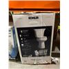 Image 1 : Kohler Highline Curve The Complete Solution® two-piece round-front toilet, 1.28 gpf K-30369-0