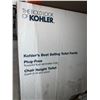Image 2 : Kohler Highline Curve The Complete Solution® two-piece round-front toilet, 1.28 gpf K-30369-0