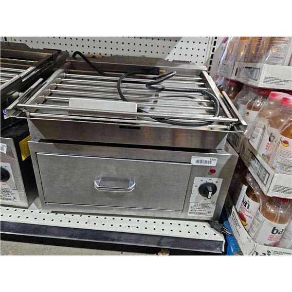 Lil Diggity commercial hot dog cooker with bun warmer/steamer