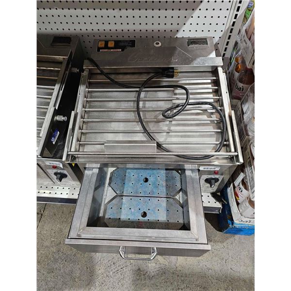 Lil Diggity commercial hot dog cooker with bun warmer/steamer