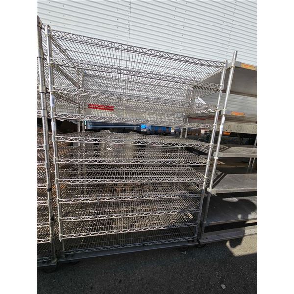 Metro Rolling 11 Shelf Rolling Rack 47Wx24Dx70T