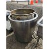 Image 1 : Commercial Stainless Steel 50 Gal Rolling Double Wall Stock Pot with spigot