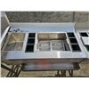 Image 2 : Commercial Stainless Steel Double Well Cocktail Service Station 48Wx25Dx32T