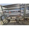 Image 2 : Commercial Stainless Steel 5 Shelf Rolling Stock Rack 61wx32dx56t