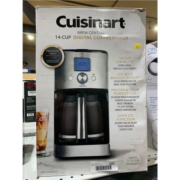 Cuisinart Brew Central 14 Cup Digital Coffee Maker