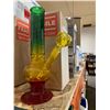 Image 1 : Rasta Colored Glass Bong 9"