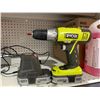 Image 2 : Ryobi P271 One+ 18 Volt Lithium Ion 1/2 Inch 2-Speed Drill Driver With Charger And Battery