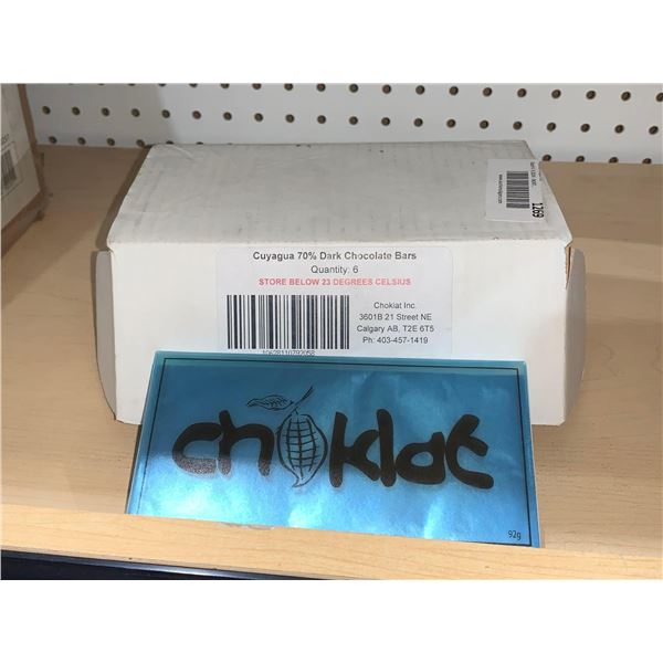 Choklat Cuyagua 70% Dark Chocolate Bars 6 x 92g