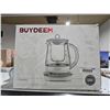 Image 1 : BuyDeem Glass Cordless Kettle