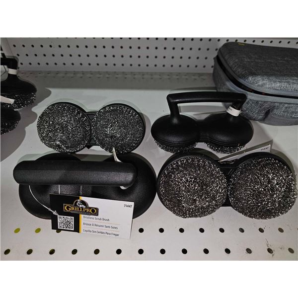 Lot of 4 Steel Wool BBQ Grill Scrubbers
