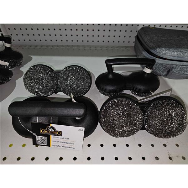 Lot of 4 Steel Wool BBQ Grill Scrubbers