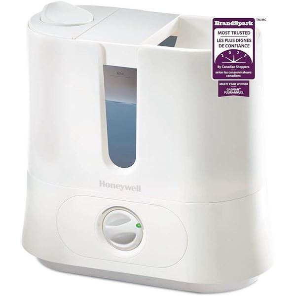 Honeywell HUL570WC Top-Fill Ultrasonic Cool Mist Humidifier + HDC500C Demineralization Cartridge