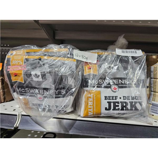 McSwwneys Yeriaki Beef Jerkey 12 x 80g