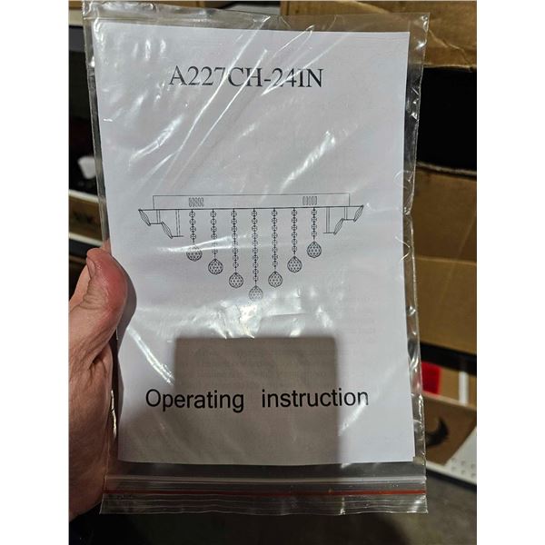 Drop Cystal Chandelier NEW in box