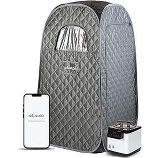 WillowyBe Portable Steam Sauna with Bluetooth Control, Steamer, Body Tent, Foldable Chair | Personal
