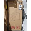 Image 2 : Cyrus 35 Inch Desk with Shelves espresso new in box
