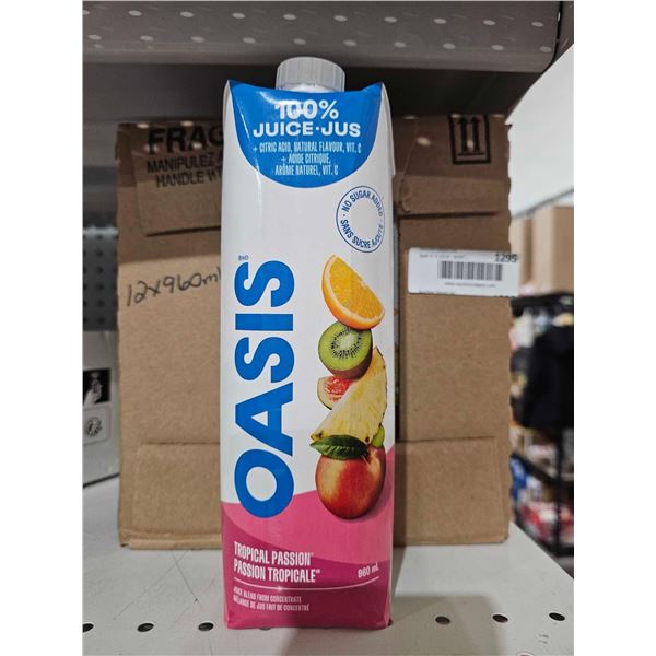 Oasis Tropical Passion Juice 12x960ml