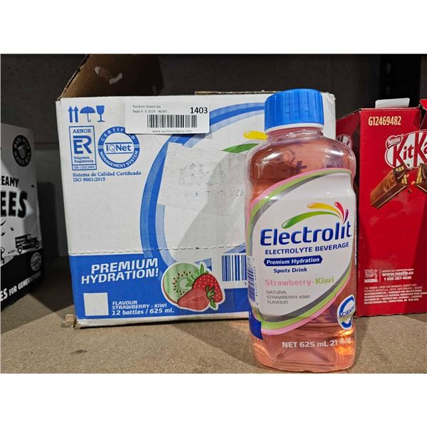 Electolit Beverage strawberry case 12 x 625ml