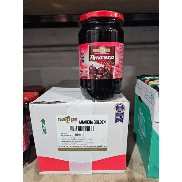 Nappi Amarena golden cherries in syrup 6 x 890g