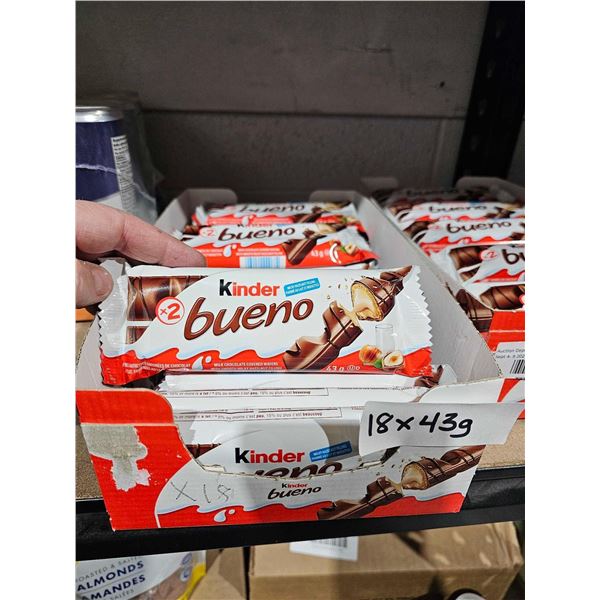 Kinder Bueno Bars Case 18 x 43g