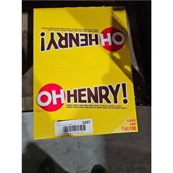 Oh Henry Bars Case 24 x 58g